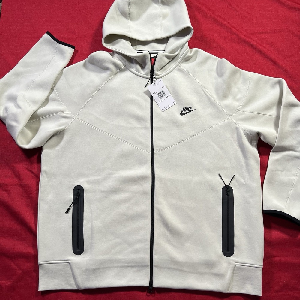 Nike Hoodie Mens XXL 2XL Full Zip Tech Fleece Athletic Sweatshirt FB7921-020